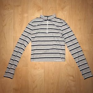 striped crop top